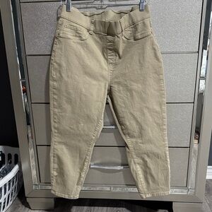 Time and Tru Women's Beige Ankle Jeans